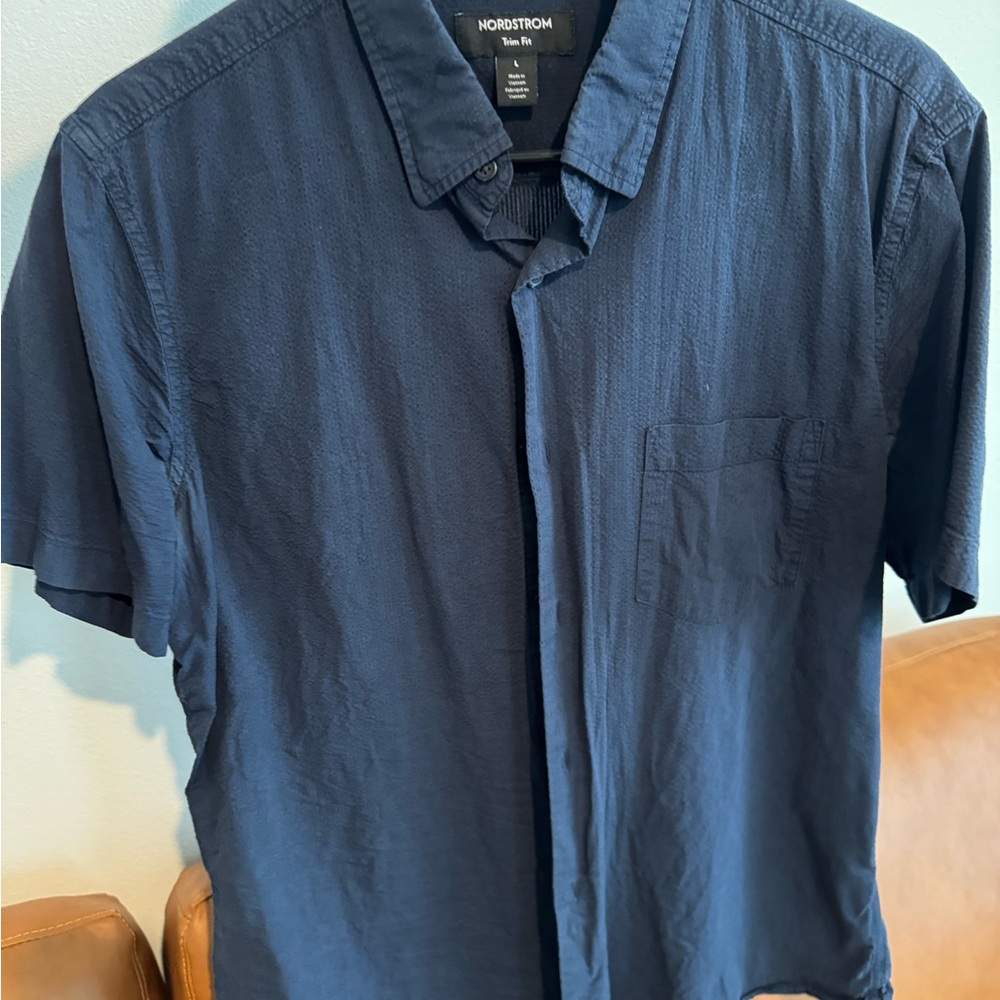 Nordstrom Men's Navy Casual Shirt